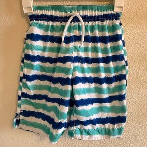 Place Sport Teal and White Swim Shorts